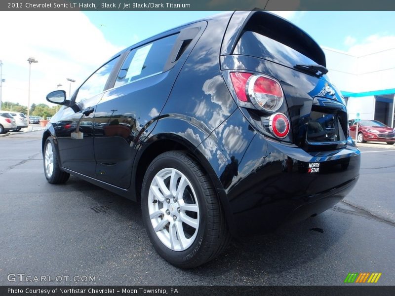 Black / Jet Black/Dark Titanium 2012 Chevrolet Sonic LT Hatch