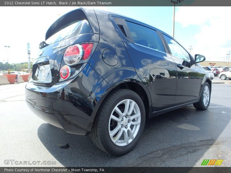 Black / Jet Black/Dark Titanium 2012 Chevrolet Sonic LT Hatch