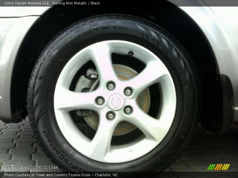 Sterling Mist Metallic / Black 2001 Nissan Maxima GLE