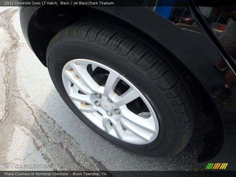 Black / Jet Black/Dark Titanium 2012 Chevrolet Sonic LT Hatch