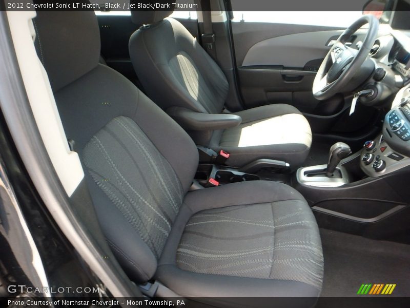 Black / Jet Black/Dark Titanium 2012 Chevrolet Sonic LT Hatch