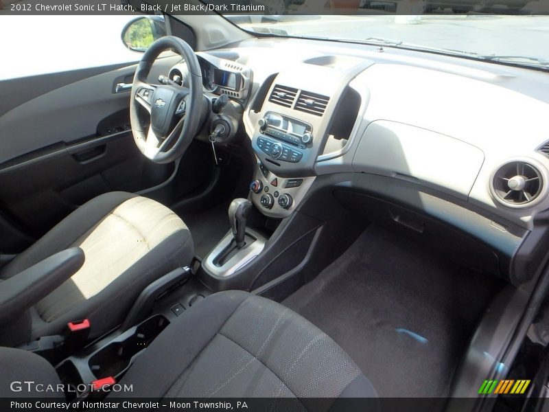 Black / Jet Black/Dark Titanium 2012 Chevrolet Sonic LT Hatch