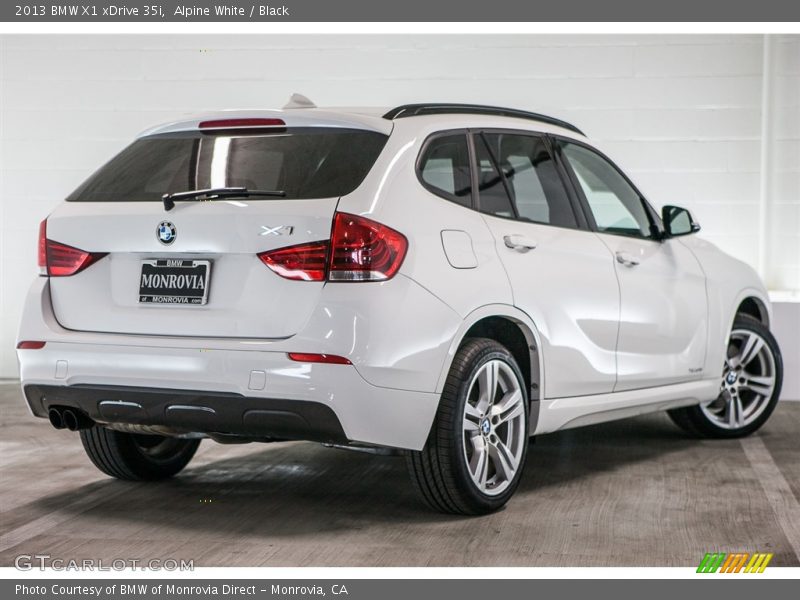 Alpine White / Black 2013 BMW X1 xDrive 35i