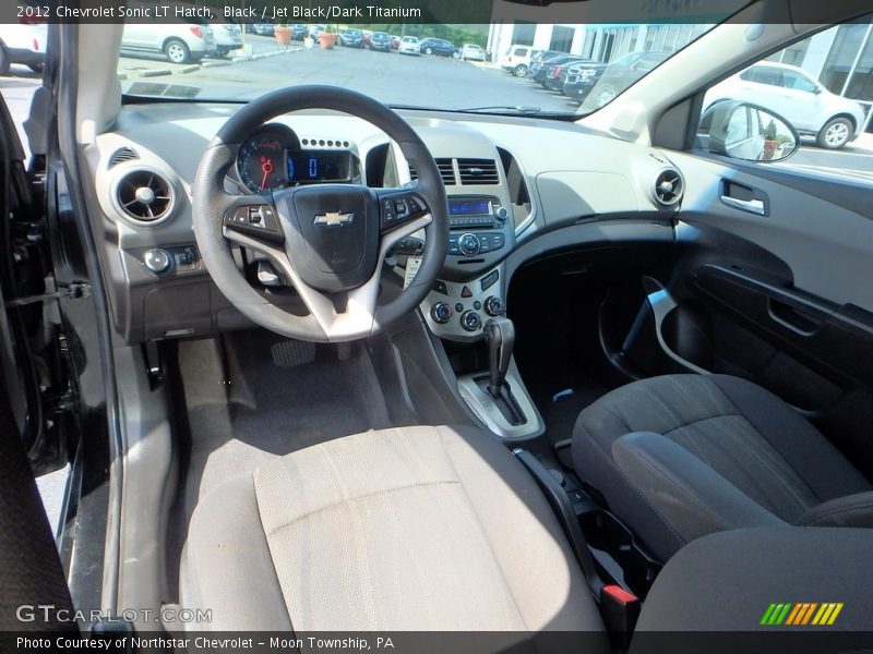 Black / Jet Black/Dark Titanium 2012 Chevrolet Sonic LT Hatch