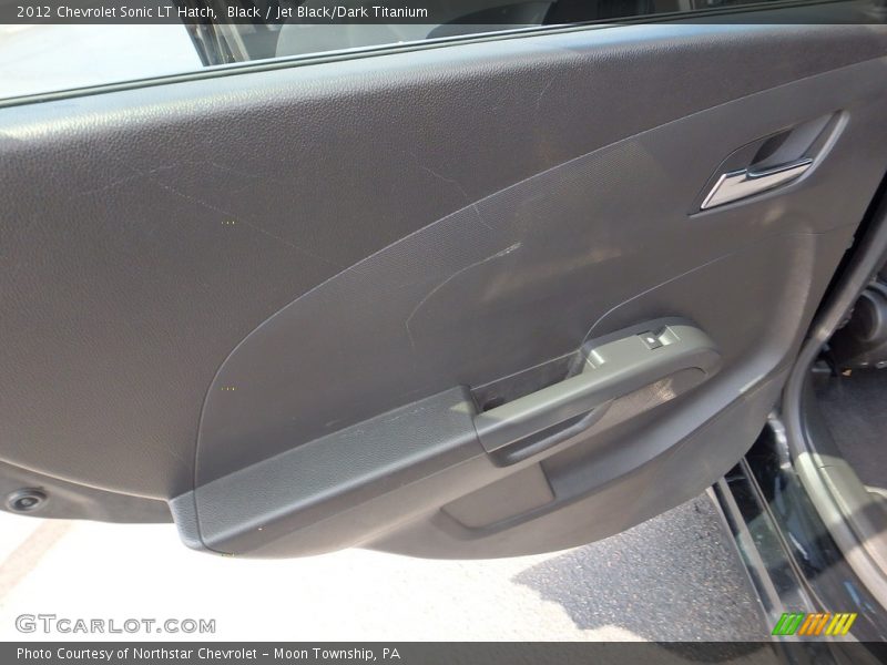 Black / Jet Black/Dark Titanium 2012 Chevrolet Sonic LT Hatch