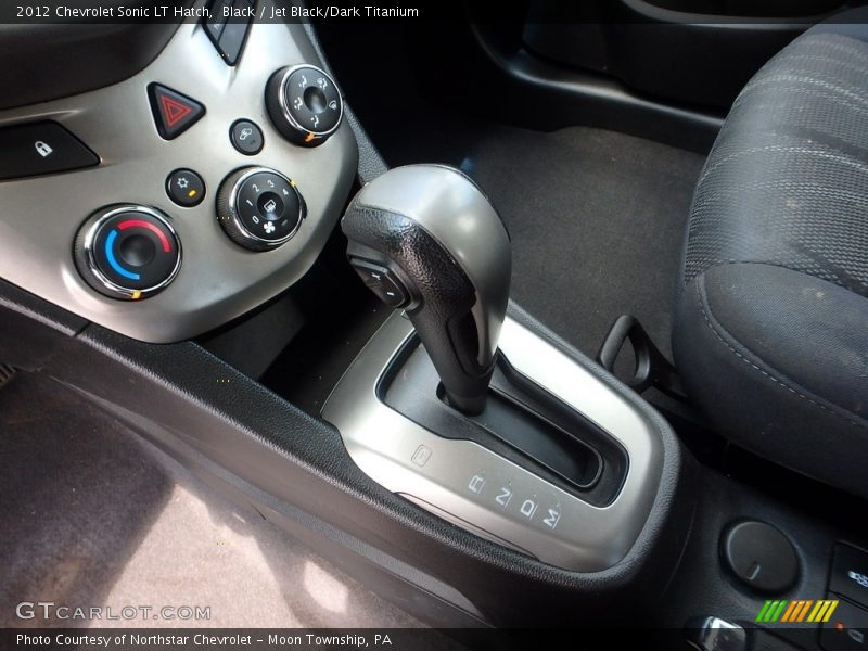 Black / Jet Black/Dark Titanium 2012 Chevrolet Sonic LT Hatch