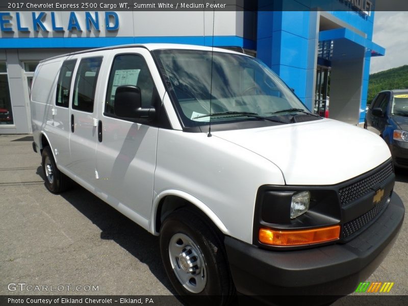 Summit White / Medium Pewter 2017 Chevrolet Express 2500 Cargo WT