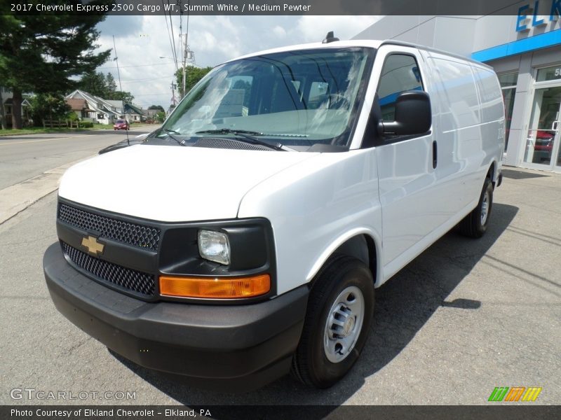 Summit White / Medium Pewter 2017 Chevrolet Express 2500 Cargo WT