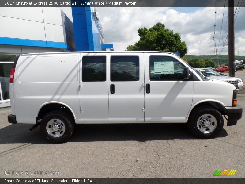 Summit White / Medium Pewter 2017 Chevrolet Express 2500 Cargo WT