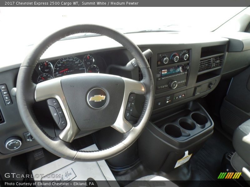 Summit White / Medium Pewter 2017 Chevrolet Express 2500 Cargo WT