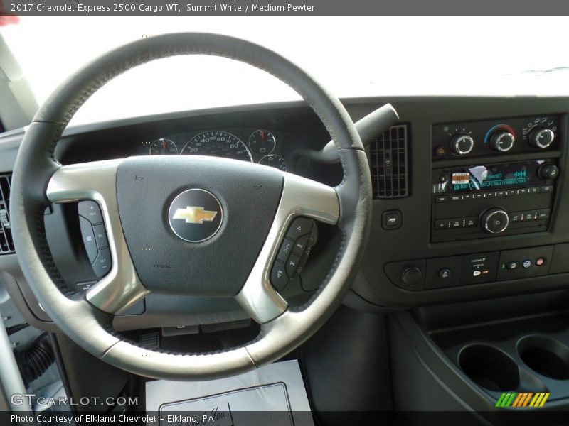 Summit White / Medium Pewter 2017 Chevrolet Express 2500 Cargo WT