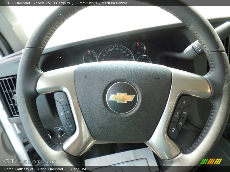 Summit White / Medium Pewter 2017 Chevrolet Express 2500 Cargo WT