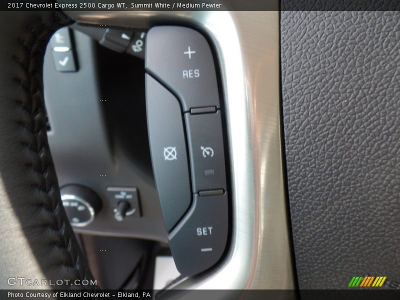 Summit White / Medium Pewter 2017 Chevrolet Express 2500 Cargo WT