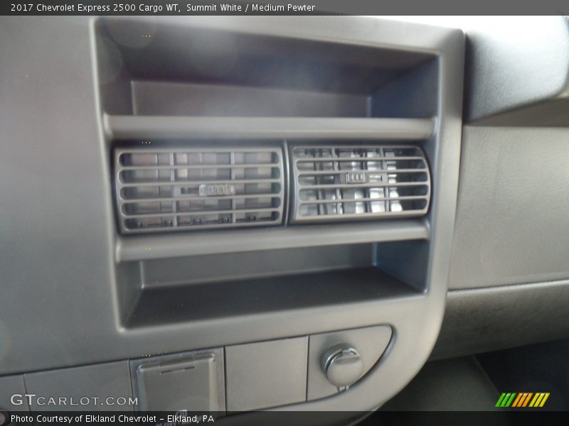 Summit White / Medium Pewter 2017 Chevrolet Express 2500 Cargo WT