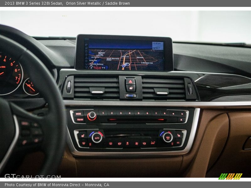 Orion Silver Metallic / Saddle Brown 2013 BMW 3 Series 328i Sedan