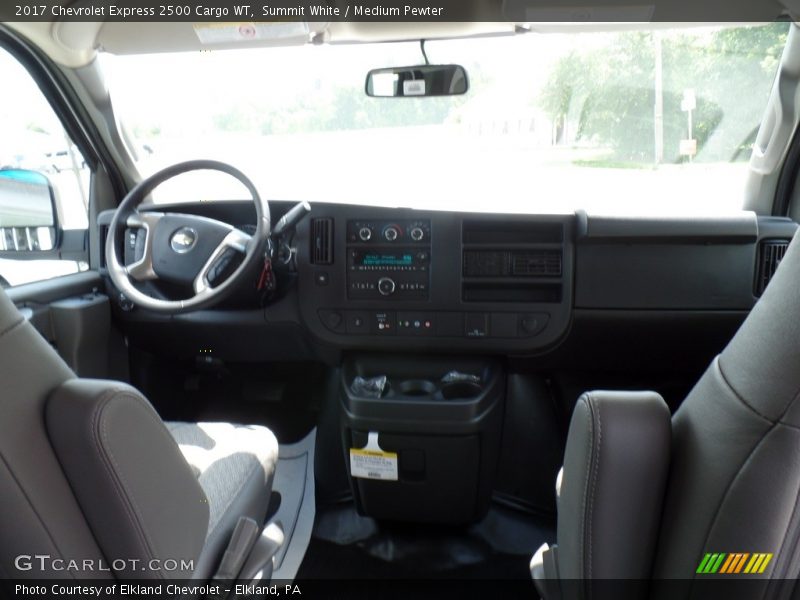 Summit White / Medium Pewter 2017 Chevrolet Express 2500 Cargo WT