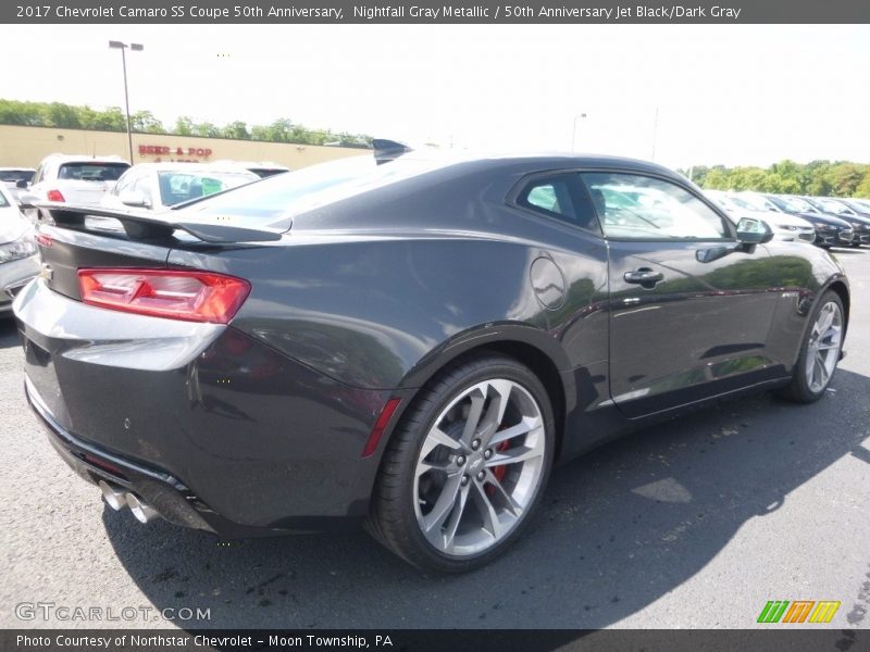 Nightfall Gray Metallic / 50th Anniversary Jet Black/Dark Gray 2017 Chevrolet Camaro SS Coupe 50th Anniversary