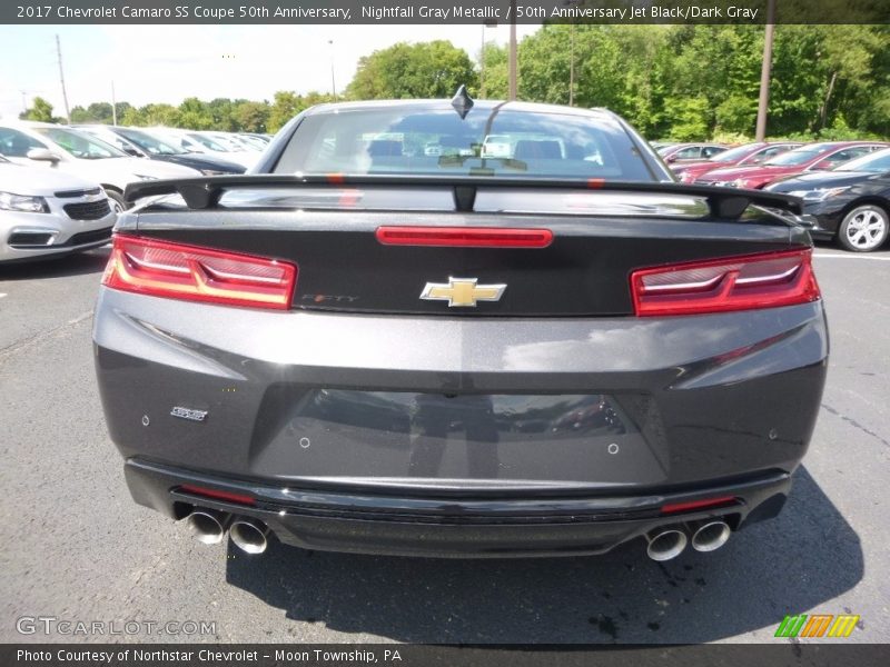 Nightfall Gray Metallic / 50th Anniversary Jet Black/Dark Gray 2017 Chevrolet Camaro SS Coupe 50th Anniversary