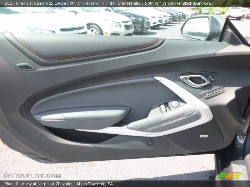 Nightfall Gray Metallic / 50th Anniversary Jet Black/Dark Gray 2017 Chevrolet Camaro SS Coupe 50th Anniversary