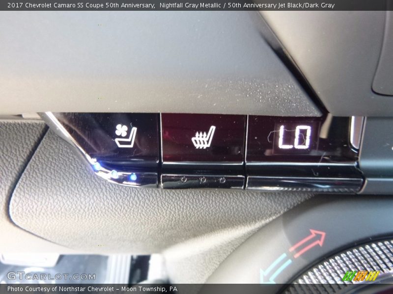 Nightfall Gray Metallic / 50th Anniversary Jet Black/Dark Gray 2017 Chevrolet Camaro SS Coupe 50th Anniversary