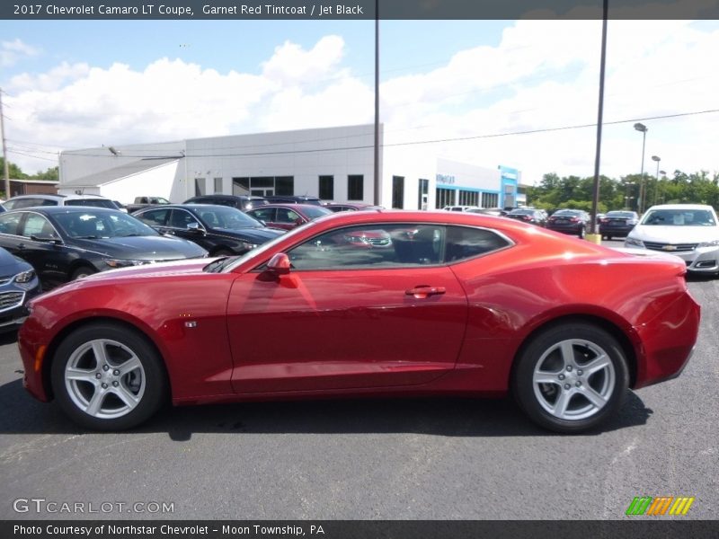 Garnet Red Tintcoat / Jet Black 2017 Chevrolet Camaro LT Coupe