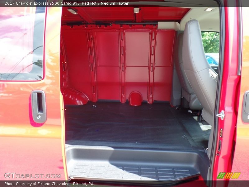 Red Hot / Medium Pewter 2017 Chevrolet Express 2500 Cargo WT