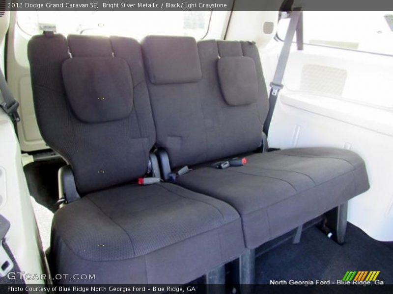 Bright Silver Metallic / Black/Light Graystone 2012 Dodge Grand Caravan SE