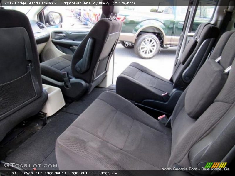 Bright Silver Metallic / Black/Light Graystone 2012 Dodge Grand Caravan SE