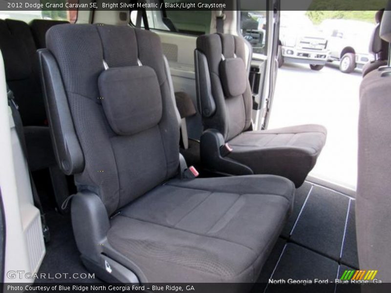 Bright Silver Metallic / Black/Light Graystone 2012 Dodge Grand Caravan SE