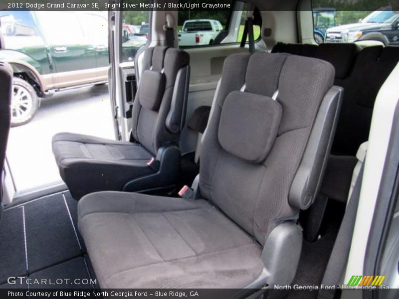 Bright Silver Metallic / Black/Light Graystone 2012 Dodge Grand Caravan SE