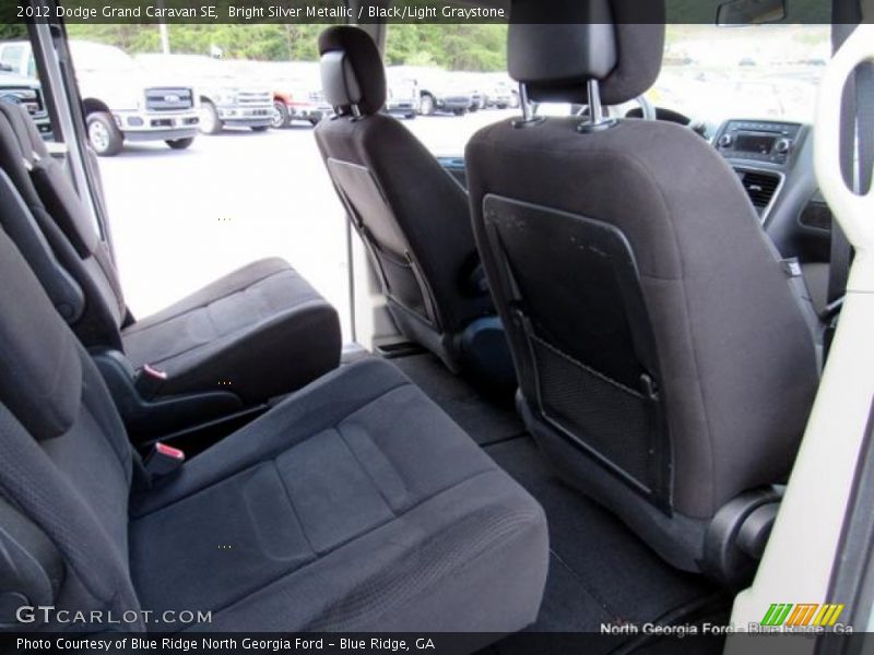 Bright Silver Metallic / Black/Light Graystone 2012 Dodge Grand Caravan SE