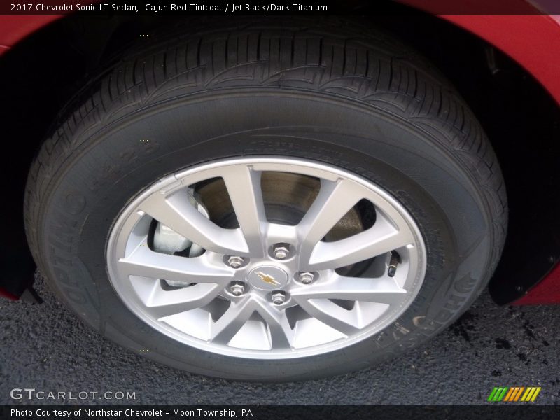 Cajun Red Tintcoat / Jet Black/Dark Titanium 2017 Chevrolet Sonic LT Sedan
