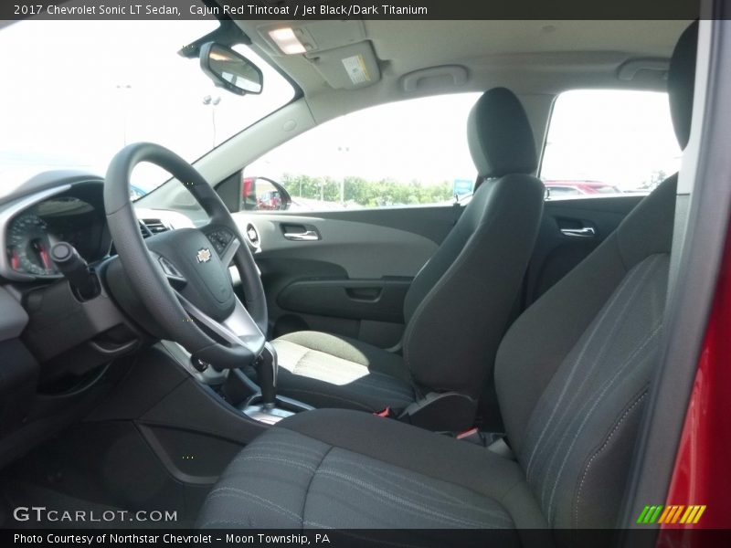 Cajun Red Tintcoat / Jet Black/Dark Titanium 2017 Chevrolet Sonic LT Sedan