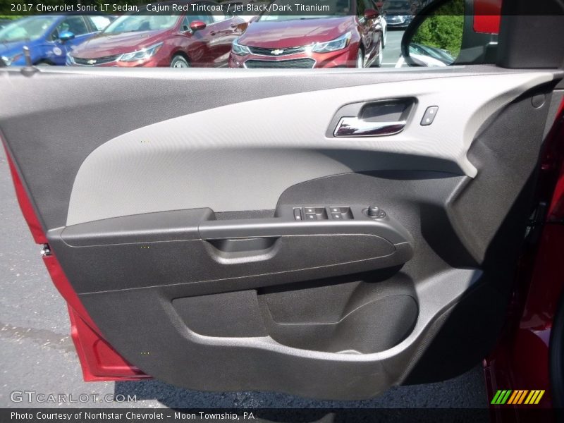 Cajun Red Tintcoat / Jet Black/Dark Titanium 2017 Chevrolet Sonic LT Sedan