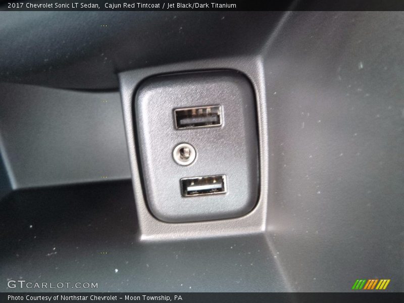 Cajun Red Tintcoat / Jet Black/Dark Titanium 2017 Chevrolet Sonic LT Sedan