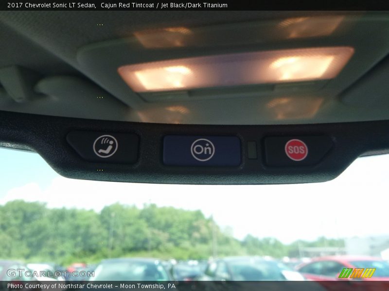 Cajun Red Tintcoat / Jet Black/Dark Titanium 2017 Chevrolet Sonic LT Sedan