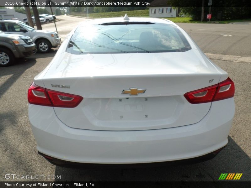 Summit White / Dark Atmosphere/Medium Ash Gray 2016 Chevrolet Malibu LT
