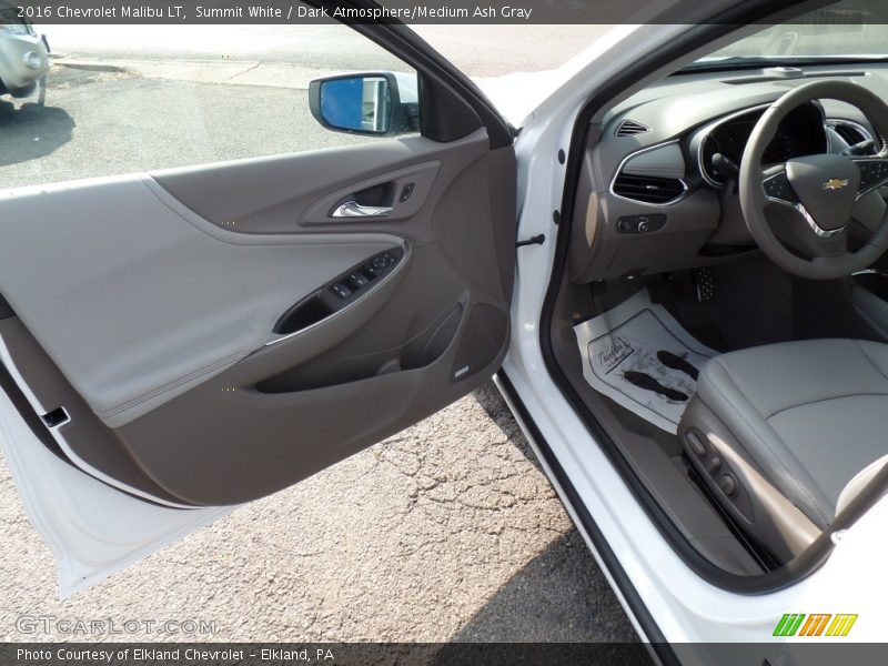 Summit White / Dark Atmosphere/Medium Ash Gray 2016 Chevrolet Malibu LT