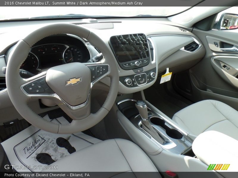 Summit White / Dark Atmosphere/Medium Ash Gray 2016 Chevrolet Malibu LT