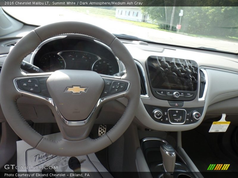 Summit White / Dark Atmosphere/Medium Ash Gray 2016 Chevrolet Malibu LT