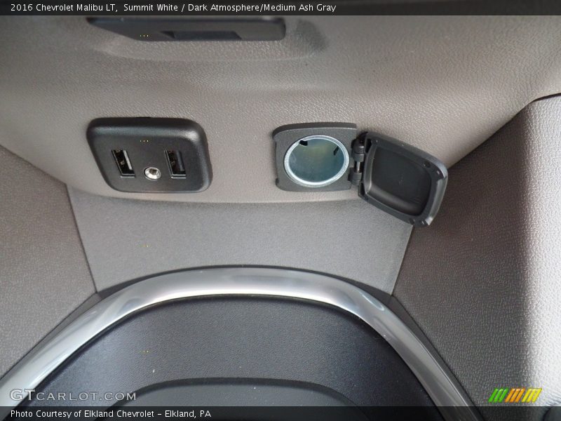Summit White / Dark Atmosphere/Medium Ash Gray 2016 Chevrolet Malibu LT