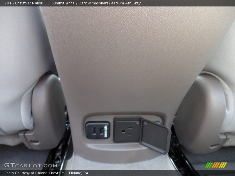 Summit White / Dark Atmosphere/Medium Ash Gray 2016 Chevrolet Malibu LT