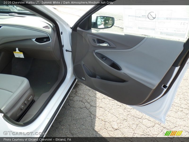 Summit White / Dark Atmosphere/Medium Ash Gray 2016 Chevrolet Malibu LT