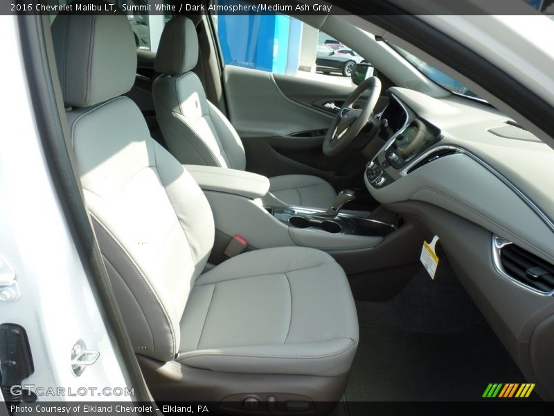 Summit White / Dark Atmosphere/Medium Ash Gray 2016 Chevrolet Malibu LT