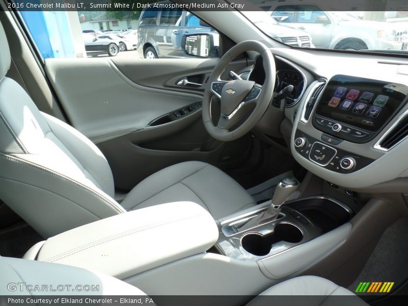 Summit White / Dark Atmosphere/Medium Ash Gray 2016 Chevrolet Malibu LT