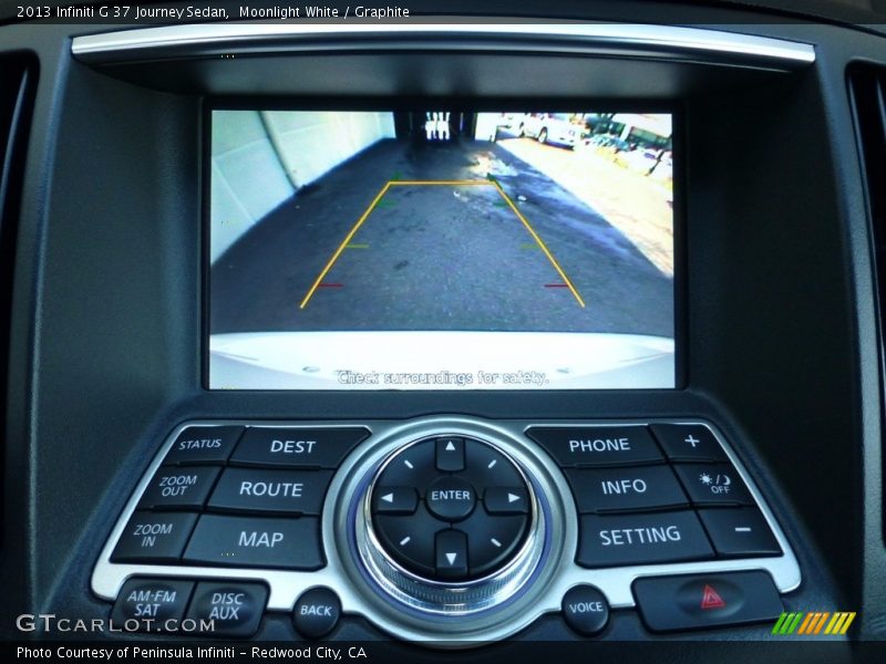 Moonlight White / Graphite 2013 Infiniti G 37 Journey Sedan