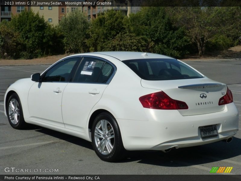 Moonlight White / Graphite 2013 Infiniti G 37 Journey Sedan