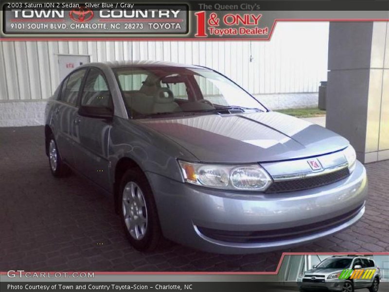 Silver Blue / Gray 2003 Saturn ION 2 Sedan