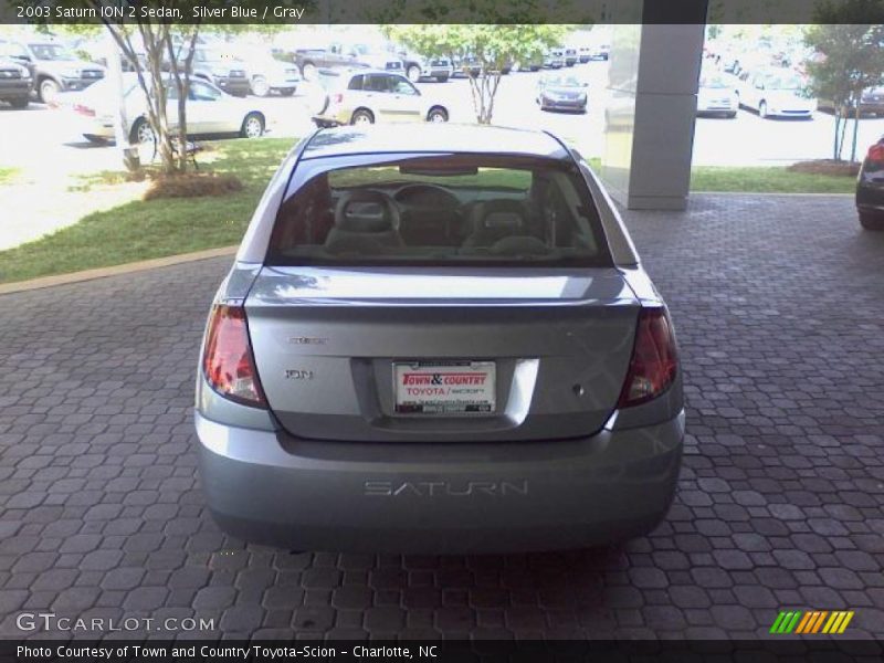 Silver Blue / Gray 2003 Saturn ION 2 Sedan