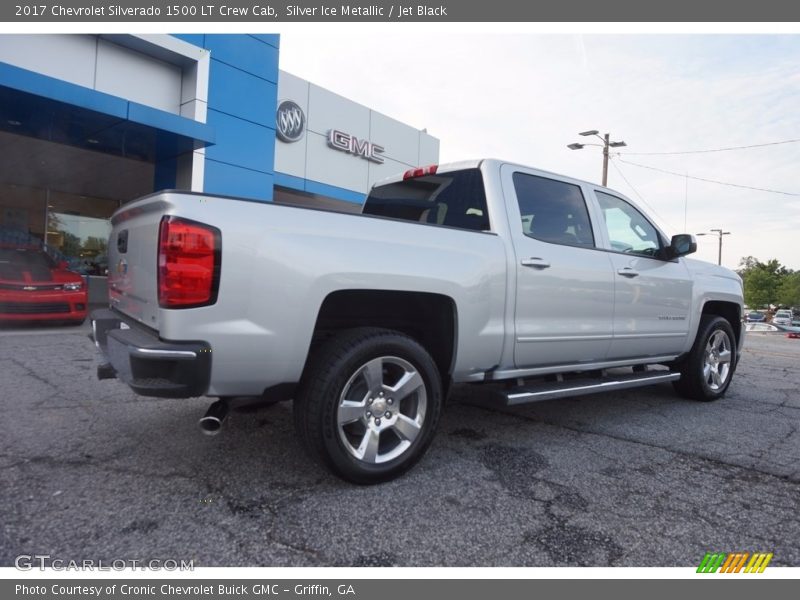 Silver Ice Metallic / Jet Black 2017 Chevrolet Silverado 1500 LT Crew Cab